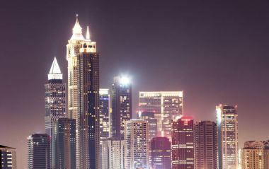 Dubai manzarası, gece