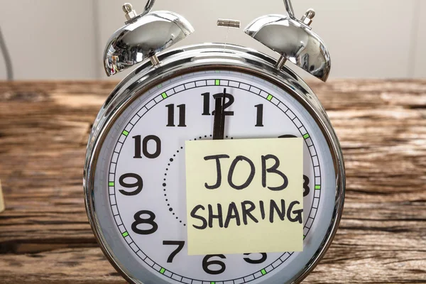 Job Sharing Adhesive Note — Stock Photo, Image