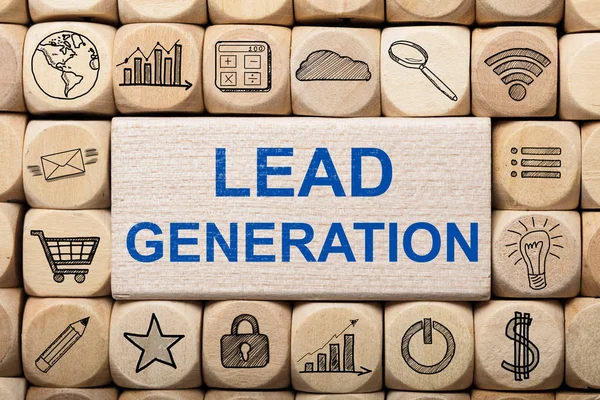 Lead generatie tekst — Stockfoto