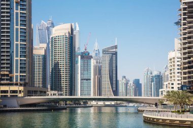 Dubai Marina 'daki gökdelenler