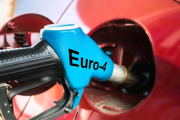 Araba yakıt ikmal benzin — Stok fotoğraf