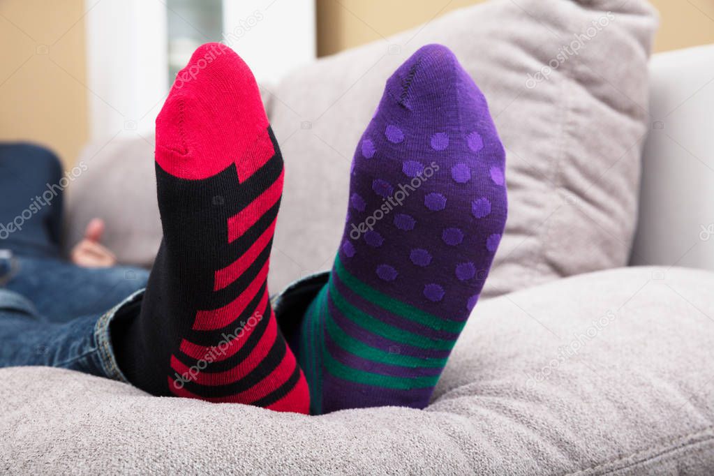 Human Feet With Socks