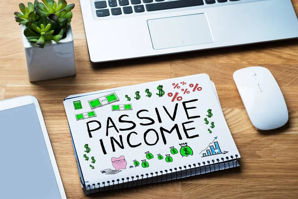 Passive Income Words — Stock Photo, Image