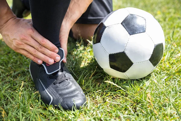 Player Suffering From Injury — Stock Photo, Image