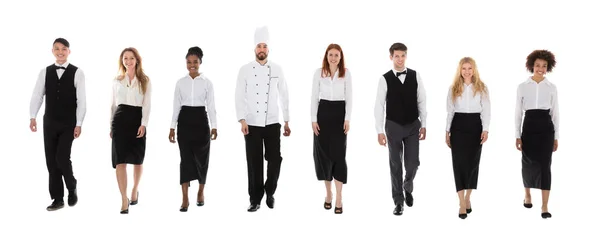 Équipe de personnel de restaurant — Photo