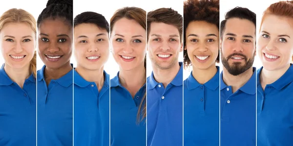 Collage De Conserjes Equipo —  Fotos de Stock