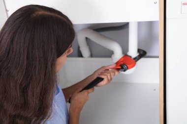 Kadın sıkılaştırıcı lavabo boru 