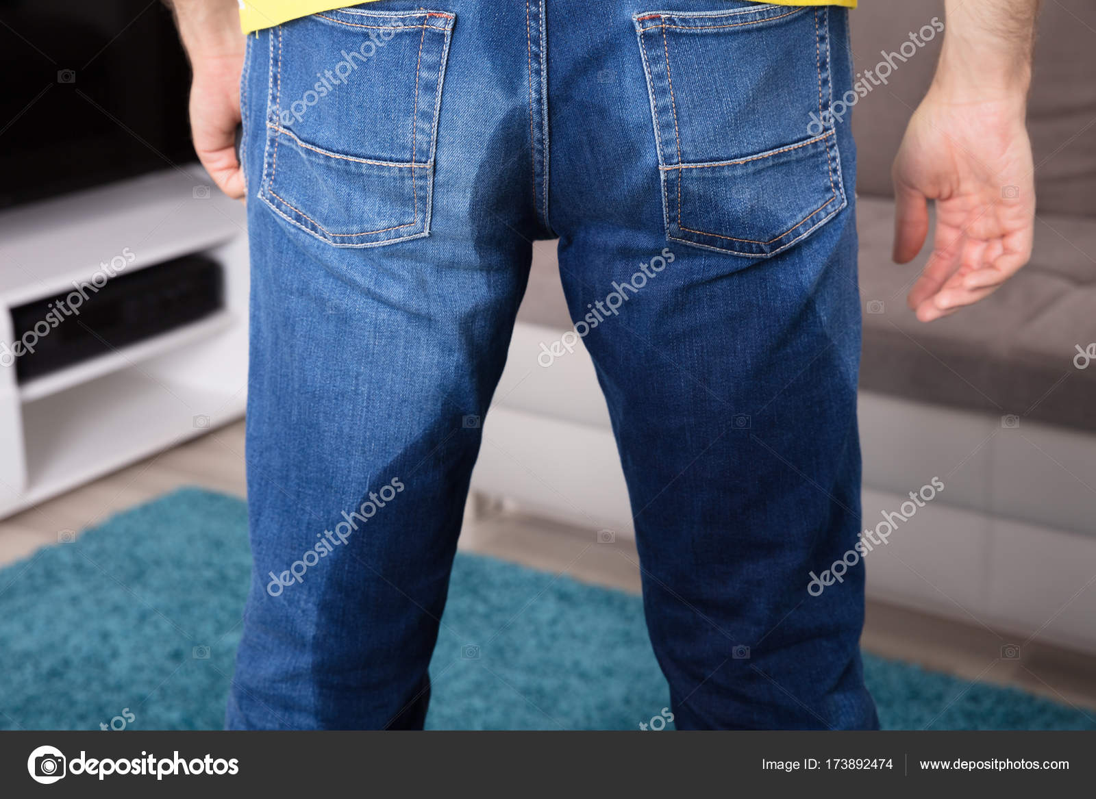 wet flare jeans