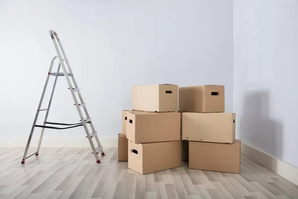 Boxes In New House — Stock Photo, Image