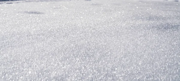 Frisse Witte Sneeuw Achtergrond Detail Textuur — Stockfoto