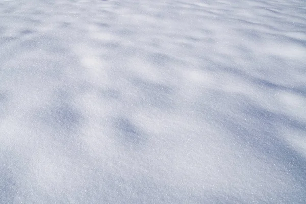 フレッシュホワイトファイン雪の背景の詳細テクスチャ — ストック写真