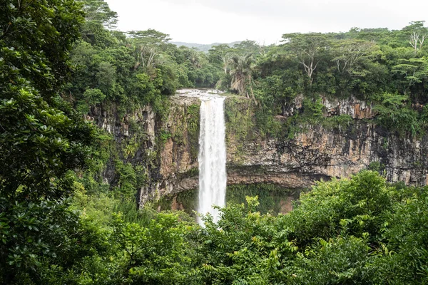 Chamarel Falls Vattenfall Mauritius Island Afrika — Stockfoto