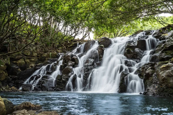Vacoas Wasserfall Chamarel Mauritius Afrika — Stockfoto