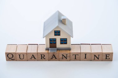 Küresel Koronavirüs Salgını sırasında Karantina Konsepti