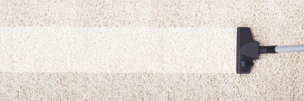 Evdeki Elektrikli Süpürge Temizleme Halısı. Doğrudan Üstte