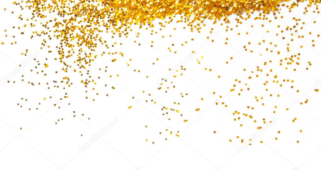 golden glitter frame background