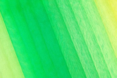 Yeşil Organze kumaş dokusu