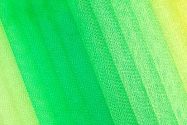 Textura de tecido de organza verde — Fotografia de Stock