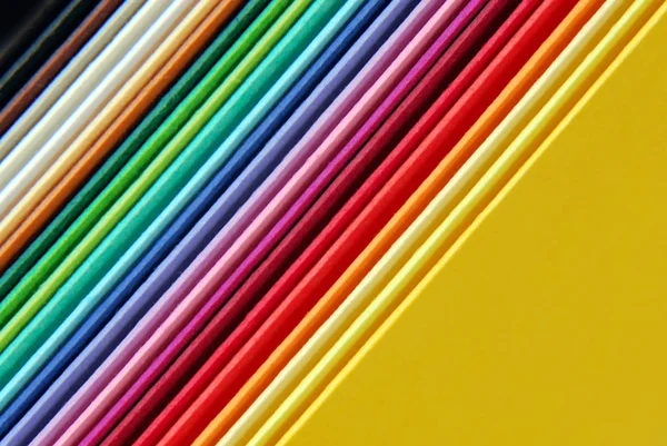 Multicolor papieru makro — Zdjęcie stockowe