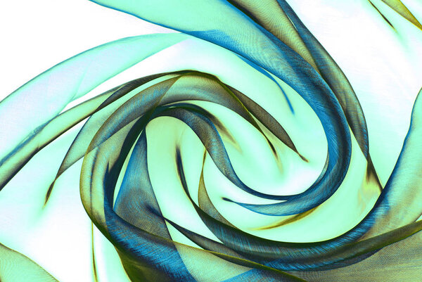 organza fabric wavy texture