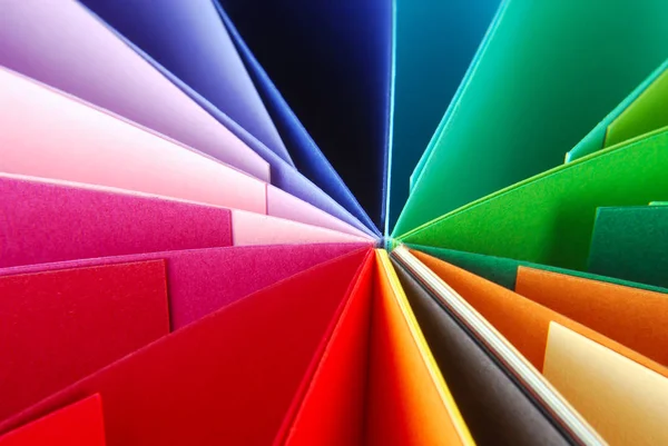 Zbliżenie Papier Kolorowy Tekstury — Zdjęcie stockowe