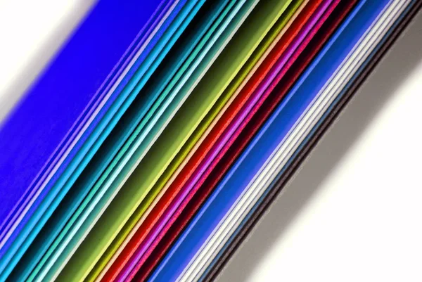 Nahaufnahme Des Mehrfarbigen Papiers — Stockfoto