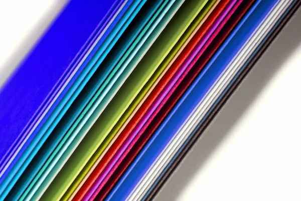 Närbild Multicolor Papperet — Stockfoto