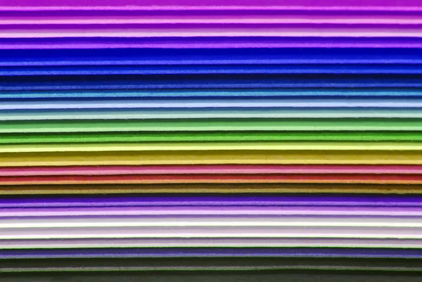 Nahaufnahme Des Mehrfarbigen Papiers — Stockfoto