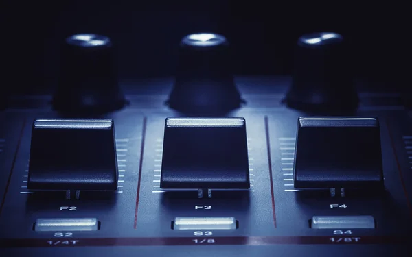 Szczegółów kontrolera MIDI — Zdjęcie stockowe