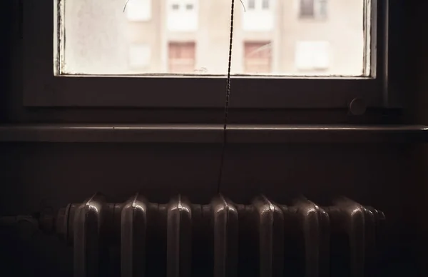 Détails d'un vieux radiateur — Photo