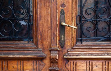 Eski Retro ahşap kapılar 