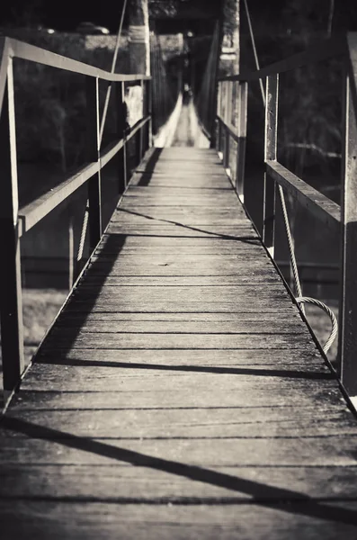 Détails d'un pont suspendu — Photo