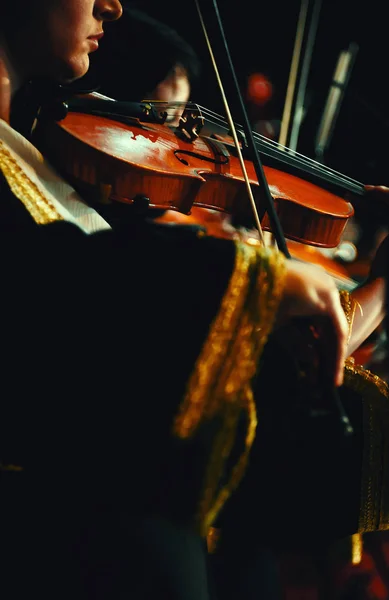 Viool speler van Servische Folklore — Stockfoto