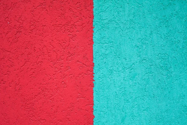 Πράσινο και κόκκινο τοίχο — Φωτογραφία Αρχείου