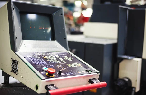 Control Desk of Industrial Machine — Stock Photo, Image