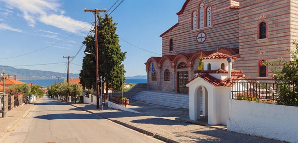 Cerkiew w mieście Stavros — Zdjęcie stockowe