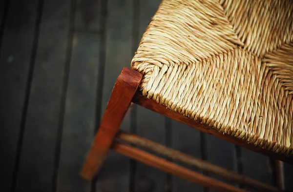 Part of Reed Chair — Stock Photo, Image