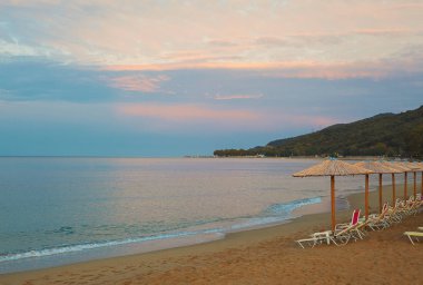 Yunanistan 'da deniz manzarası