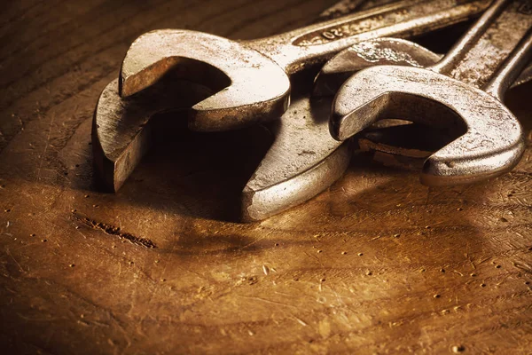 Old and Used Wrenches — Stock Photo, Image