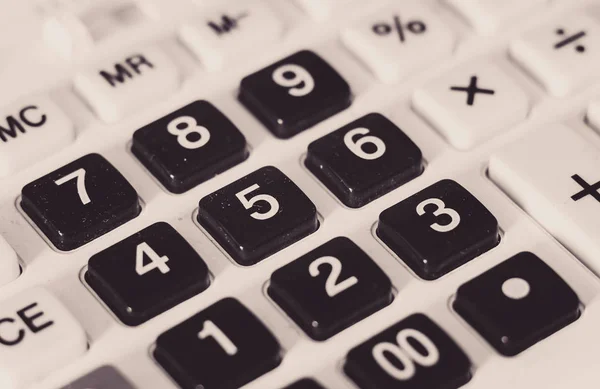 Botones de calculadora polvorientos viejos — Foto de Stock