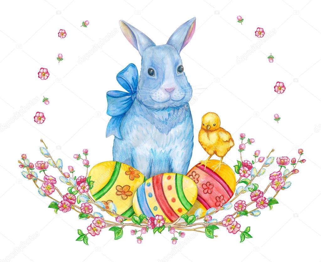 Easter Bunny Illustration SVG File Easter Bunny Illustration SVG File