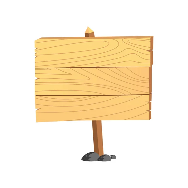 Set di cartelloni animati in legno — Vettoriale Stock