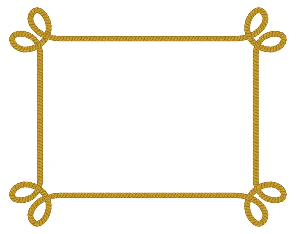 老式绳索框架 — 图库矢量图片