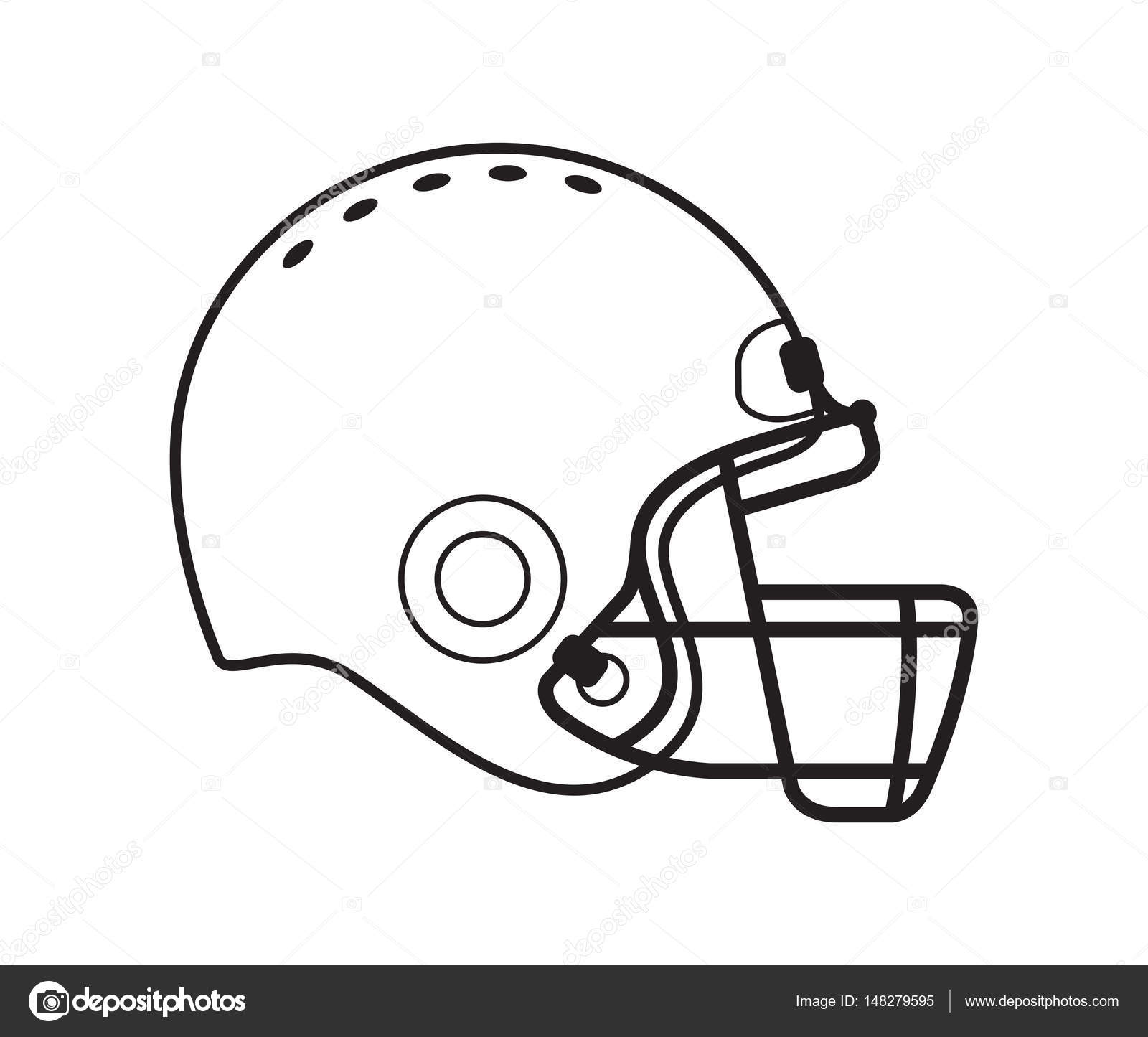 Football helmet illustration Stock Vector Image by ©mhatzapa 148279595