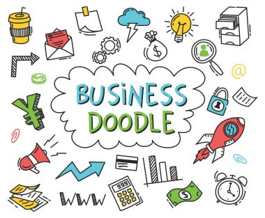 iş doodle kümesi 