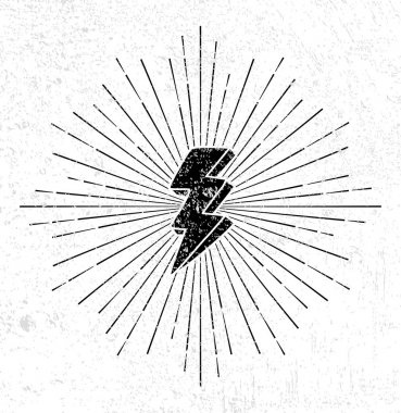 Vintage gök gürültüsü sembolü 