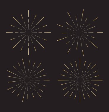 Yıldız patlaması tasarım unsuru ayarla 