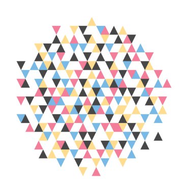 soyut altıgen desen