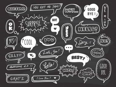 şirin konuşma balonu kümesi 