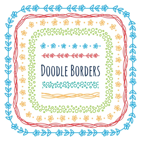 Doodle декоративної кордону — стоковий вектор